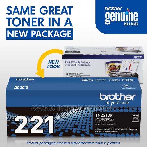 Brother Genuine Standard Yield Toner Cartridge, TN221BK · Photo 2