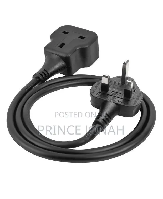 Tisdlip 1 Way Extension Lead 3m Single Socket Extension, 3m, Black · Photo 1