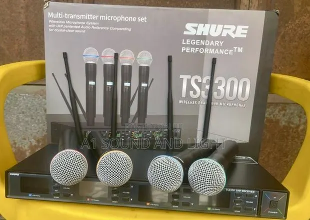Shure 4in1 Ts3300 Multi - Transmitter Microphone Set · Photo 1