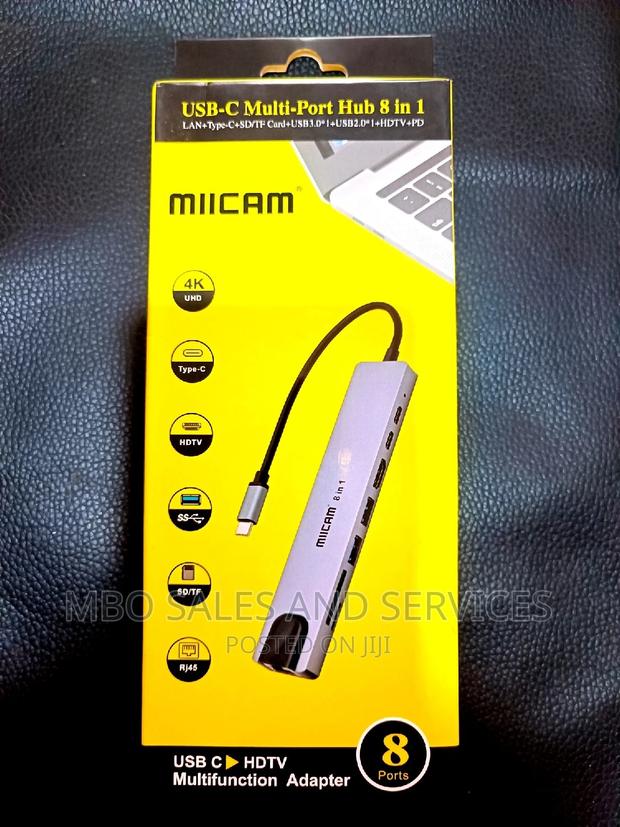 Miicam USB Type-C Multi Port Hub 8 in 1 · Photo 3