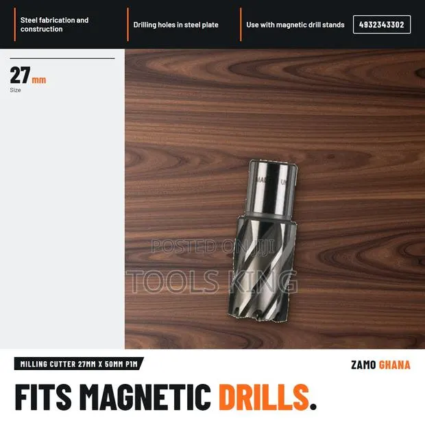 Milling Cutter 27Mm X 50Mm P1M - · Photo 1