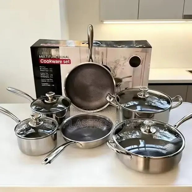 Honeycomb Stainless Steel Cookware Sets · Photo 1