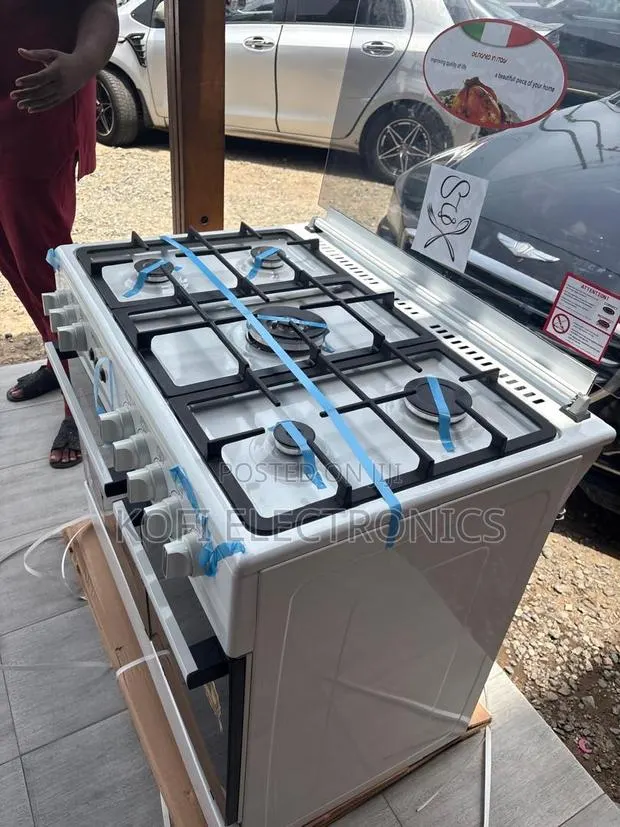 Mediatech 60x90 Stainless Steel Gas Cooker With Oven · Photo 1
