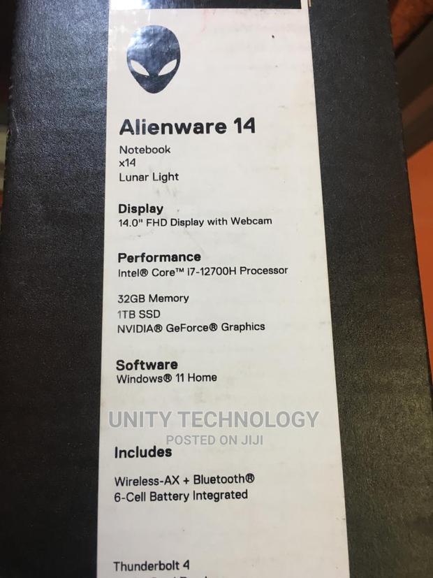New Laptop Dell Alienware X14 32GB Intel Core I7 SSD 1T · Photo 3
