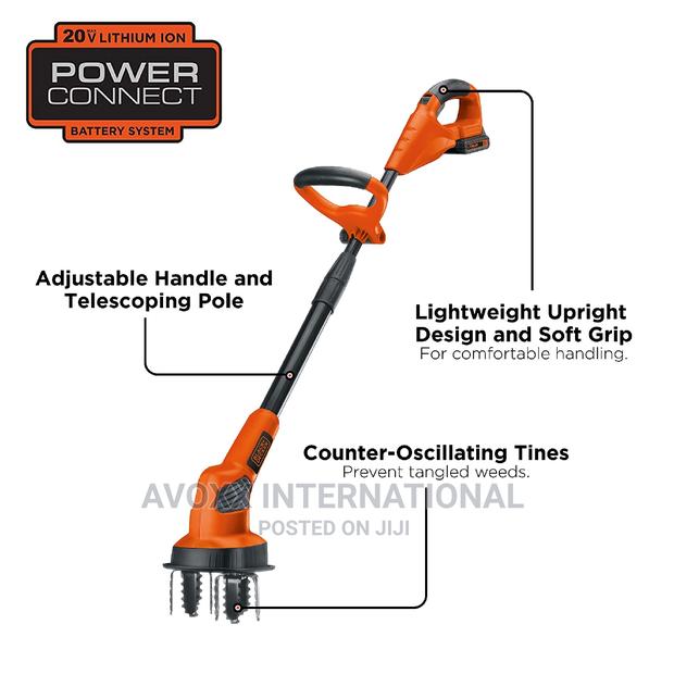 Black+Decker 20v Max* Cordless Cultivator Tiller (Lgc120) · Photo 2