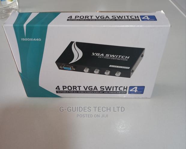 4 Port VGA Switch Video Selector Switcher (4 Input 1 Output) · Photo 1