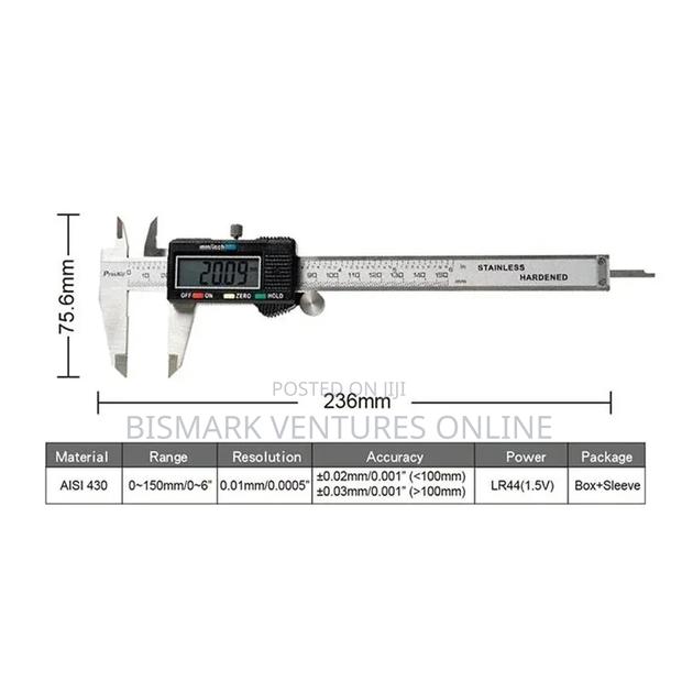 150mm 6inch Stainless Digital Caliper · Photo 4