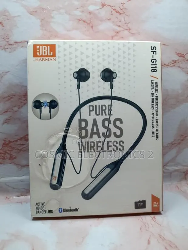 JBL SF-G118 Noise-Cancelling Neckband Earbuds · Photo 1
