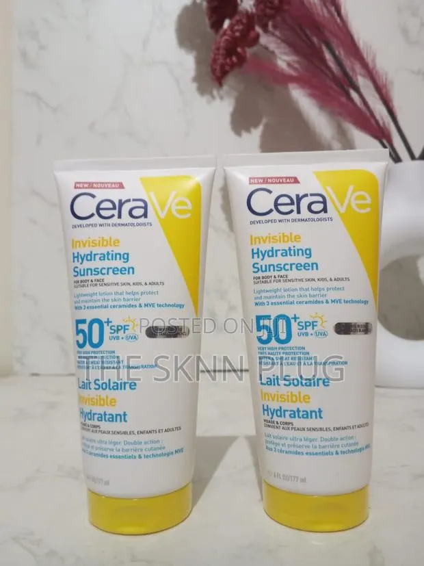 CeraVe Invisible Hydrating Fluid Sunscreen SPF 50 · Photo 1
