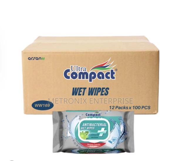 Ultra Compact Antibacterial Wipes,12packs/100sheets · Photo 2