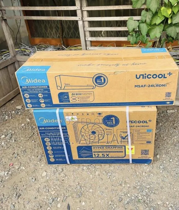Check Out Classic Midea 2.0hp Split Type Inverter Ac(White) · Photo 1