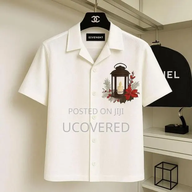 White Camp Collar Shirt · Photo 1