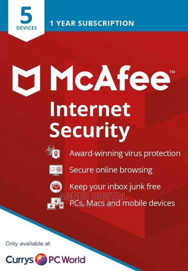 McAfee Internet Security (5 Users) /1 Year · Photo 1