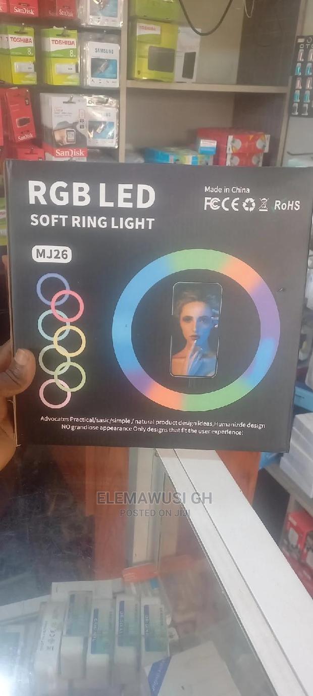 10 Inches Rgb Ring Light (15 Colour) With Stand · Photo 2