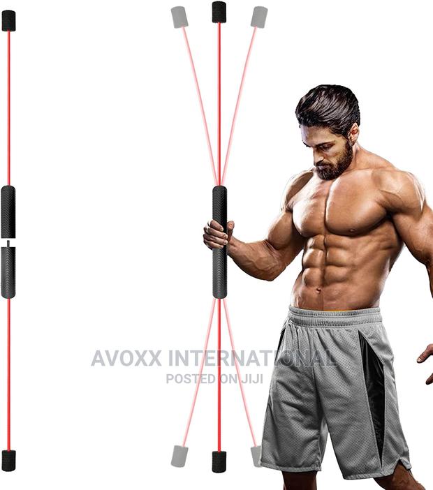 HOTWAVE Elastic Fitness Bar,High-Frequency Vibration Workout
