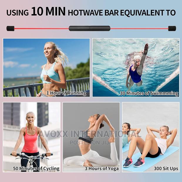 HOTWAVE Elastic Fitness Bar,High-Frequency Vibration Workout · Photo 4