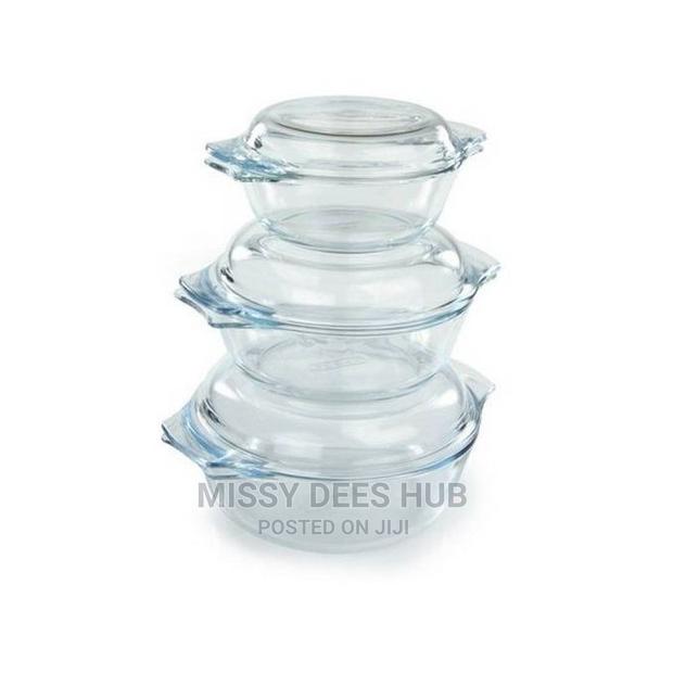 3pcs Glass Bowl Set · Photo 3