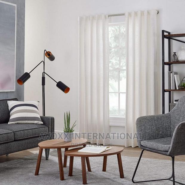 Mode Industrial Room Darkening Curtain Rod Set,72-144"Nickel · Photo 4