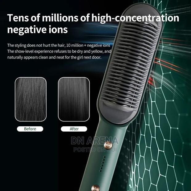 2 in 1 Hot Hair Straightener Brush Comb · Photo 2