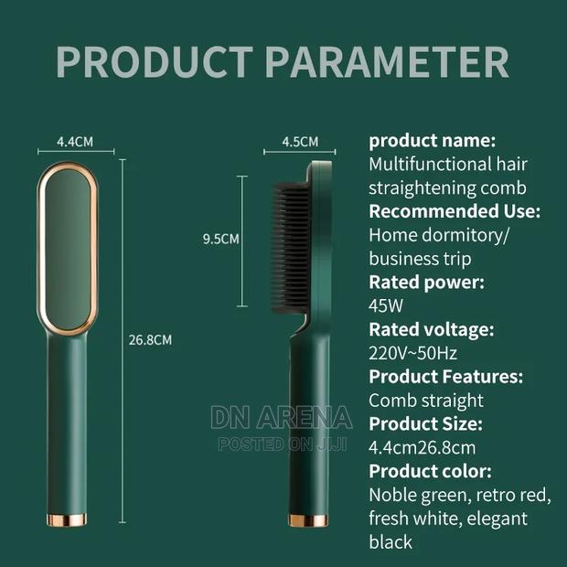 2 in 1 Hot Hair Straightener Brush Comb · Photo 1
