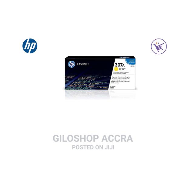 HP 307A Yellow Original Laserjet Toner Cartridge, CE742A · Photo 1