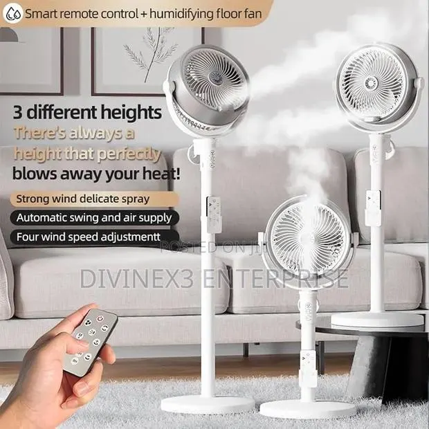 Circulation Cooling Humidifying Floor Fan · Photo 1