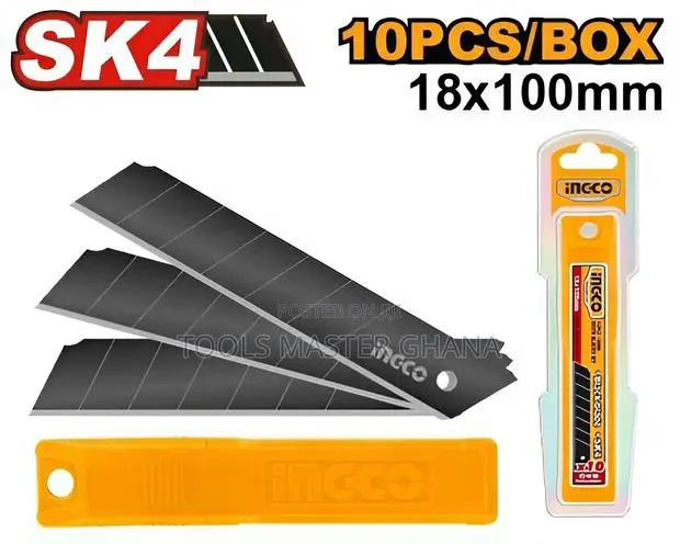 10 Pcs 18mm Knife Blades Set - Hkncb181 · Photo 1