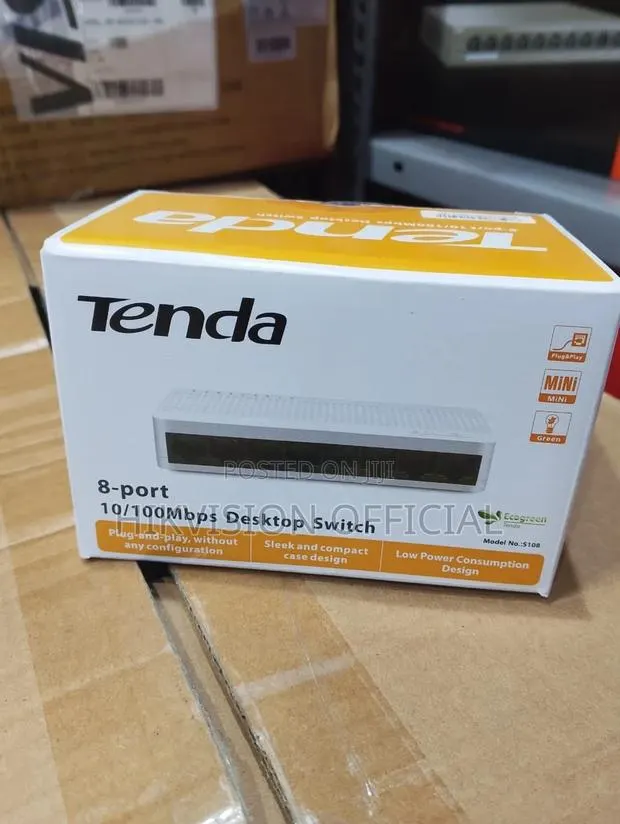 S108 08-Port Ethernet Switch-Tenda · Photo 1