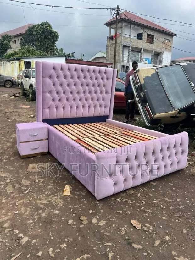 Ritz Double Bed Frame With One Side Drawer · Photo 1