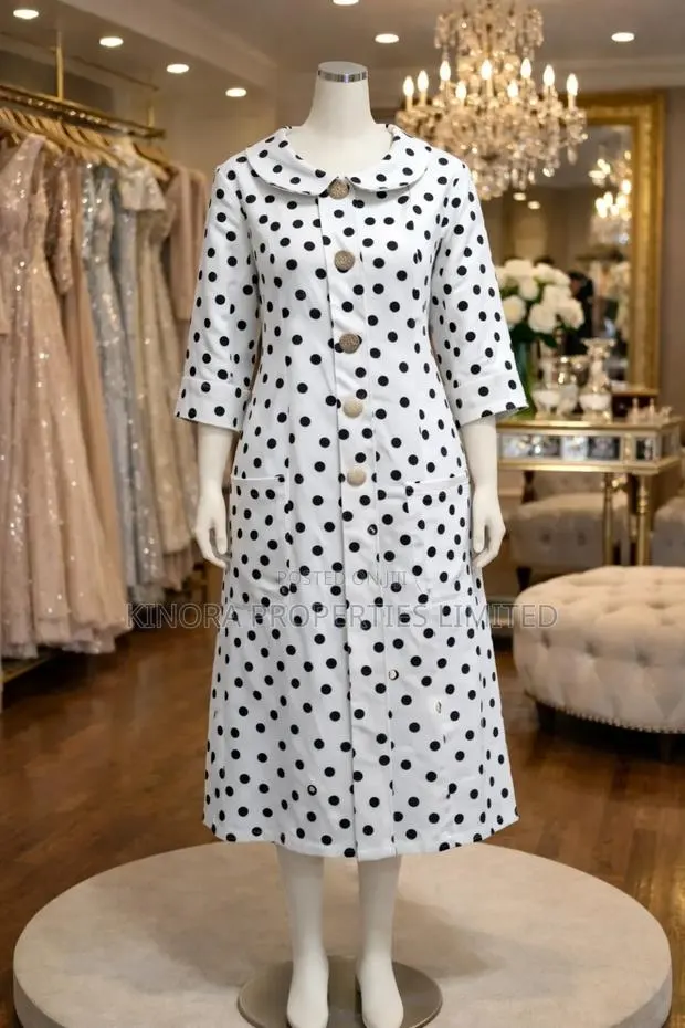 Beautiful Ladies White With Black Dress · Photo 1
