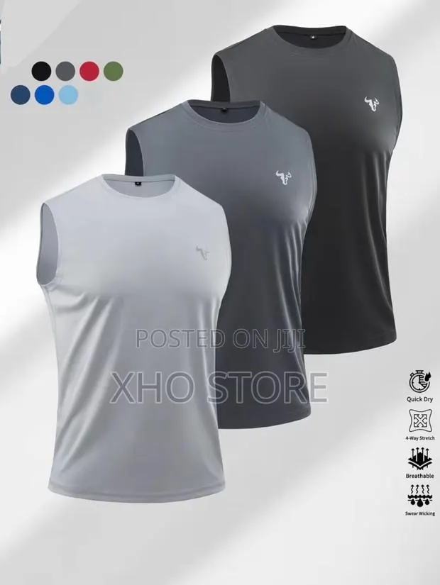 Men's Tank Top Summer Sleeveless Athletic Vest - Breathable