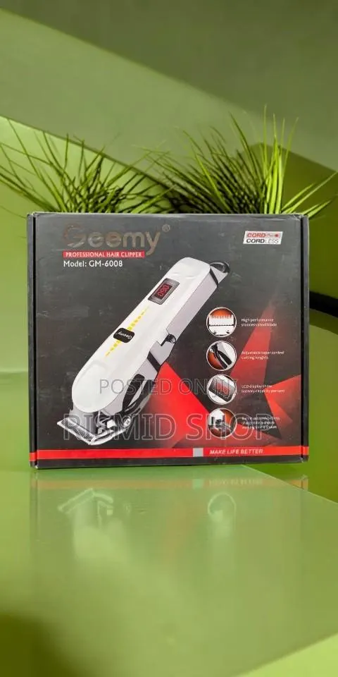 Geemy Gm-6008 Professional Hair Cutting Trimming Clipper · Photo 1