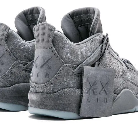 Jordan 4 Kaws Unisex Sneakers Plus Free Nike Socks · Photo 1
