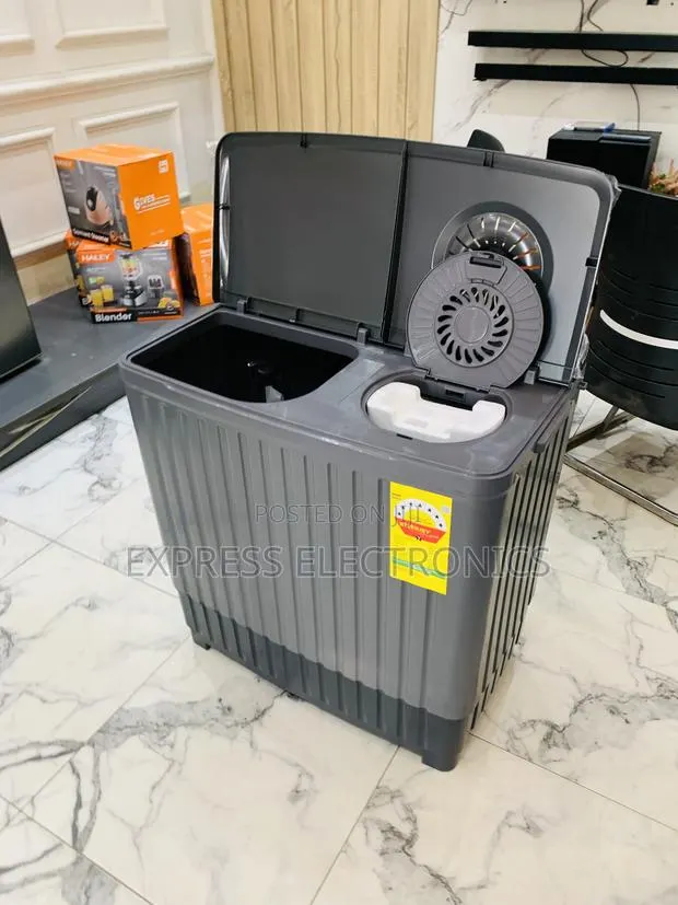 Shop the New Black Topload Twintub Semi Automatic 8kg · Photo 1