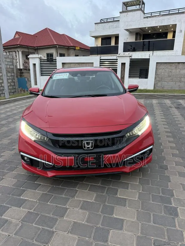 Honda Civic Touring Sedan 2020 Red · Photo 1