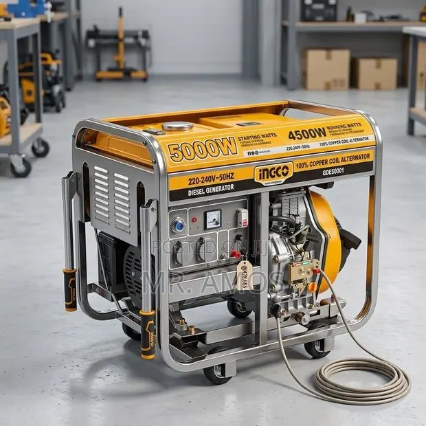 5kva Diesel Generator With Recoil + Electric Start System - Gde50001 · Photo 1