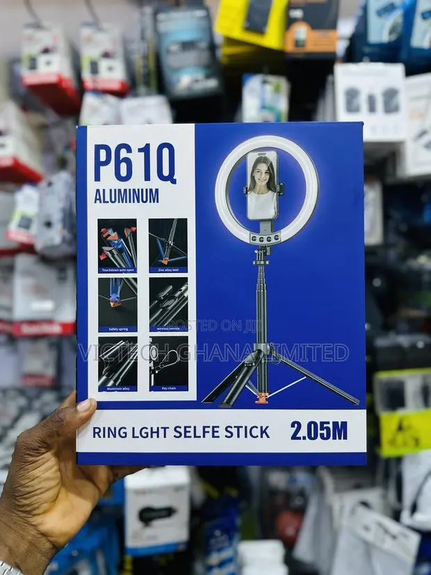 P61Q Aluminum Ring Light Selfie · Photo 1