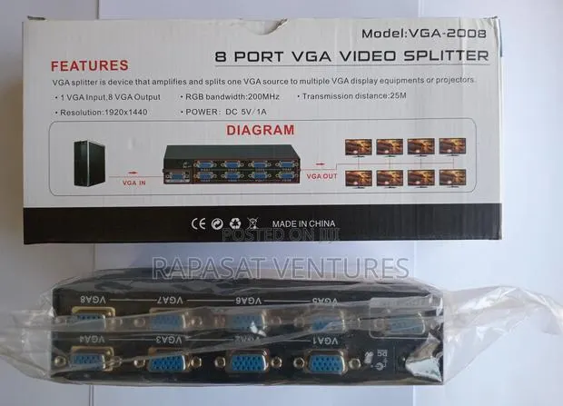 Vga 8 Ports Splitter · Photo 1