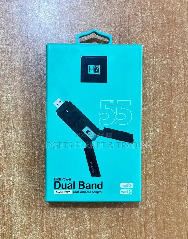 Heatz Dual Band Wifi 6 Usb Dongle Wireless Adapter | Zw55 · Photo 1