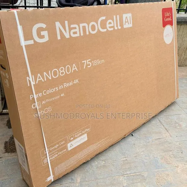 Next-Gen Smart Viewing: LG 75-Inch NANO80A TV With AI Magic Remote · Photo 1