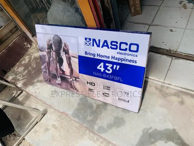 Nasco 43′′ LED Digital Satellite Television FHD Flat-Screen · Photo 1