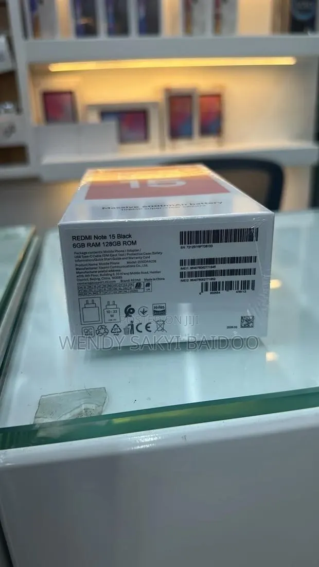New Xiaomi Redmi Note 15 128 GB Black · Photo 1