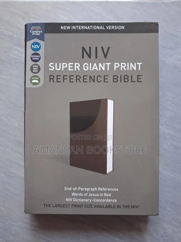 NIV Super Giant Print Reference Bible · Photo 1