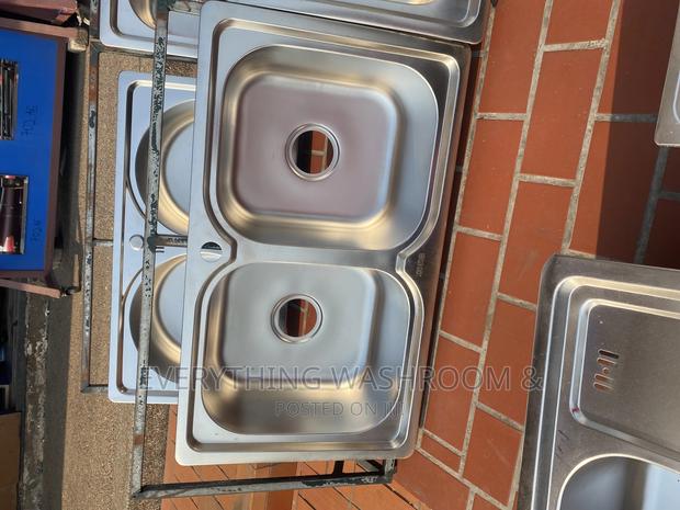 Kitchen Cabinet Sink Double Bowl · Photo 2