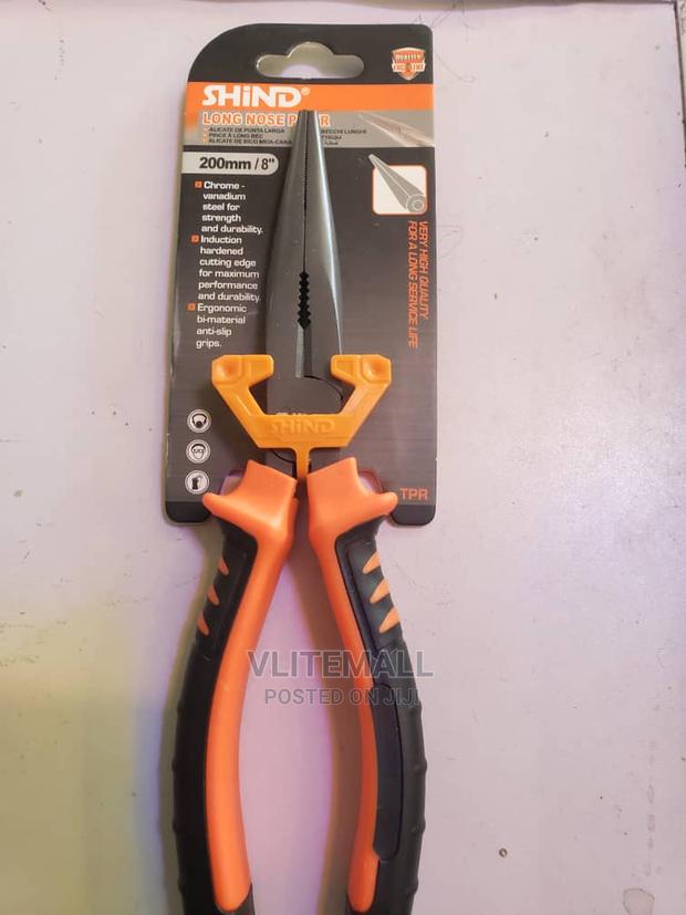 Shind Heavy Duty Long Nose Pliers - 200mm · Photo 2