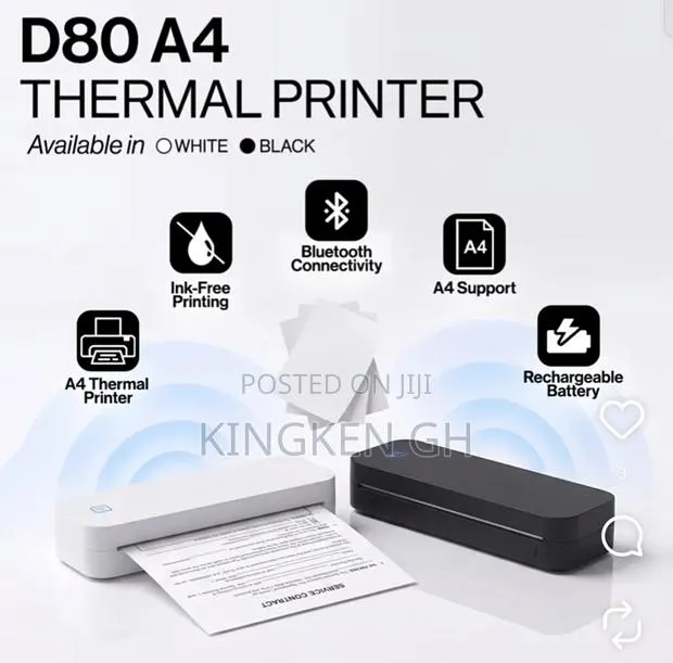D80 Thermal A4 Portable Printer · Photo 1