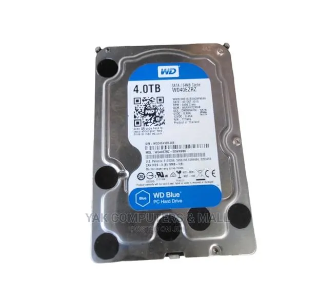 4tb Wd Blue Hard Disk for Pc, Cctv, · Photo 1