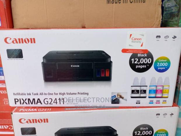 Inkjet,Deskjet Officejet CANON PIXMA G2411 Colored Printer · Photo 1