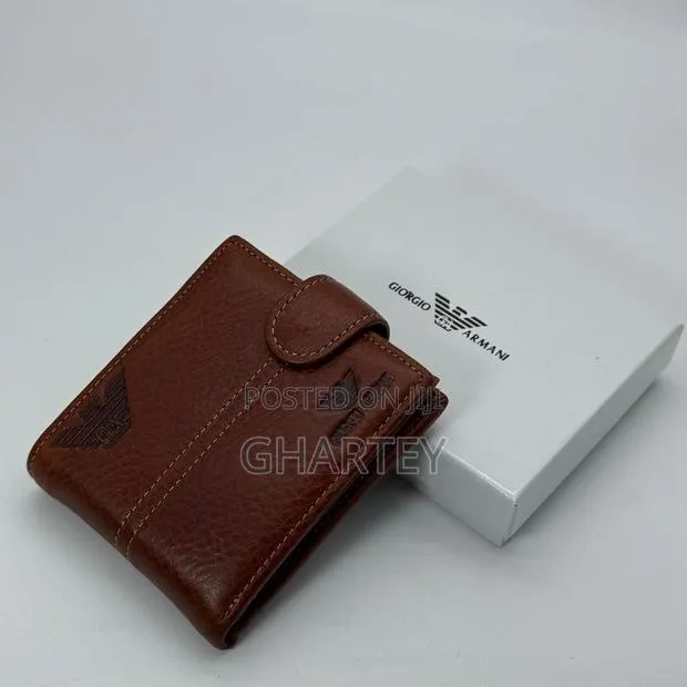 High Quality Armani 3pcs Wallet || Brown · Photo 1