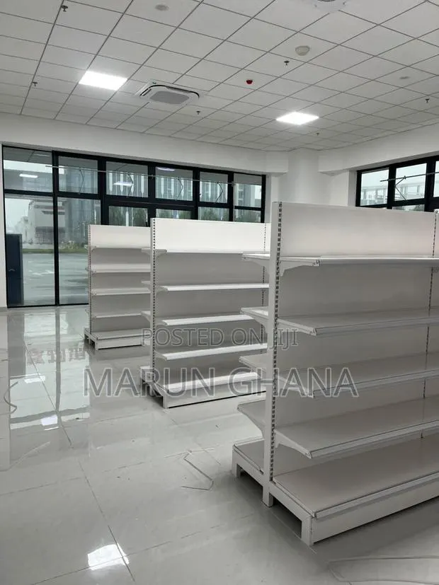Double-Sided Gondola Shelf Center Gondola, Supermarket Rack, · Photo 1